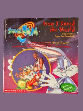 10/$25 Vintage How I Saved the World: Bugs Bunny's Space Jam Scrapbook 1996